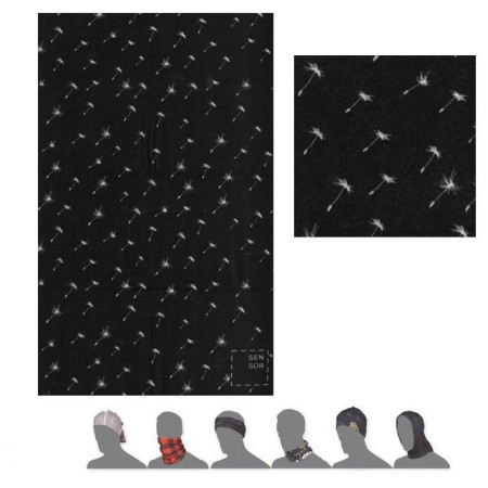 Sál Sensor Tube Pattern fekete/fehér