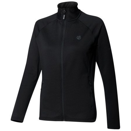 Dare 2b Lowline Full Zip Core Stretch női funkcionális pulóver fekete Black
