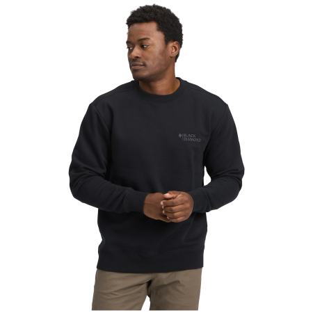 Black Diamond M Mini Stacked Crewneck férfi pulóver