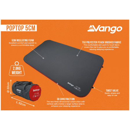 Vango PopTop 5cm önfelfújós matrac