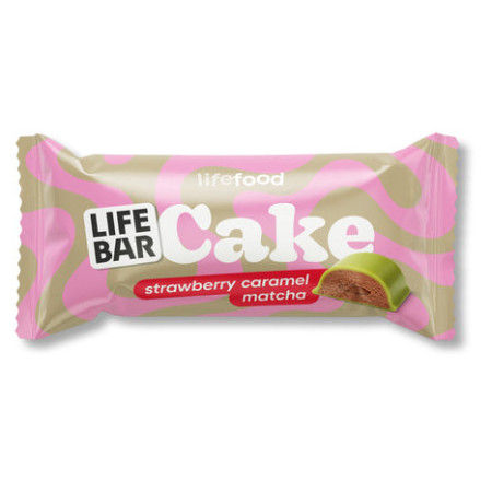 Lifefood Epres-karamellás-matchás cake (35 g) energiaszelet