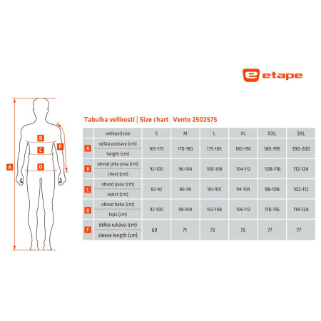 Etape Vento férfi széldzseki