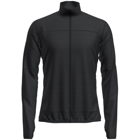Icebreaker Men Merino Blend 300 RealFleece™ Descender LS Zip férfi funkcionális pulóver fekete Black