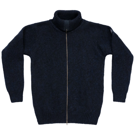 Devold Nansen Wool Cardigan pulóver sötétkék Navy