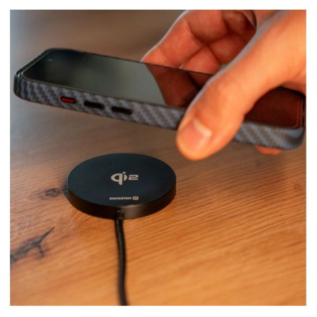 Swissten MagPuck vezeték nélküli töltő
