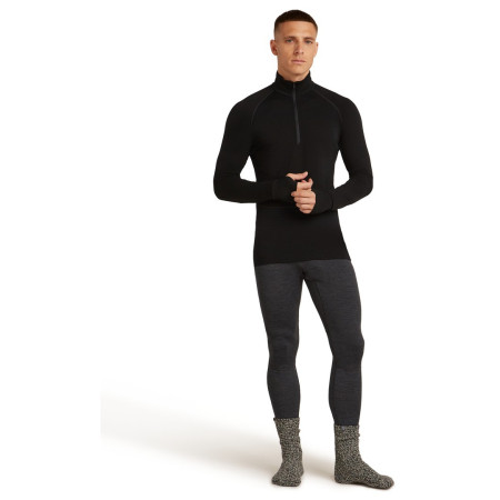 Icebreaker Men Mer 200 ZoneKnit LS Half Zip férfi funkcionális póló