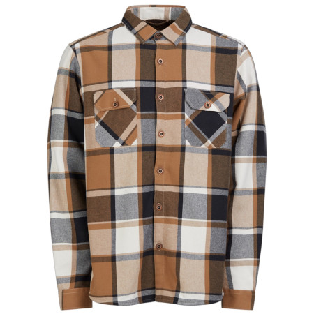 Fundango Roddy Lined Shirt férfi ing barna coffee