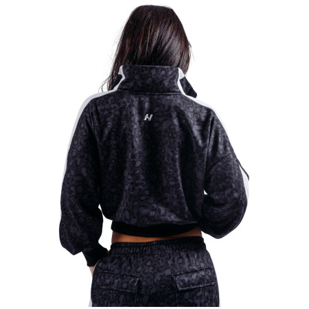 Nebbia Half-Zip Leopard Sweatshirt Primal női pulóver