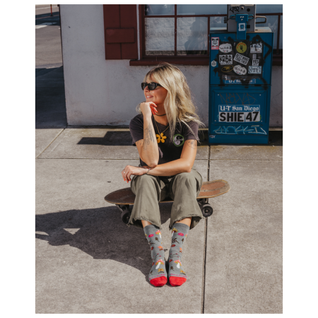 Darn Tough Shroom Bloom Crew Lightweight női zokni