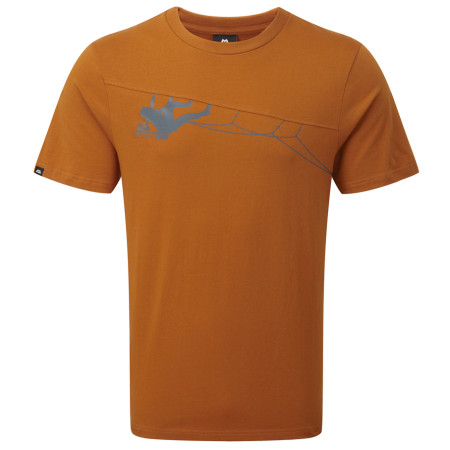 Férfi póló Mountain Equipment Roof Crack Tee barna pumpkin spice