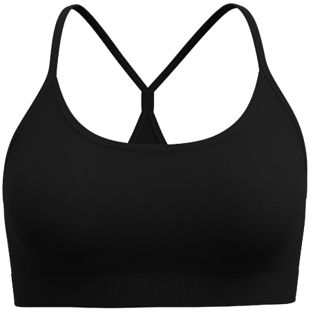 Smartwool Merino Blend Bralette sport melltartó fekete BLACK