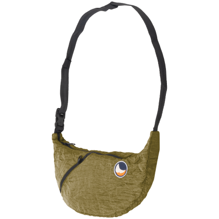 Ticket to the moon Upcycled Sling Bag Premium övtáska khaki Olive Brown