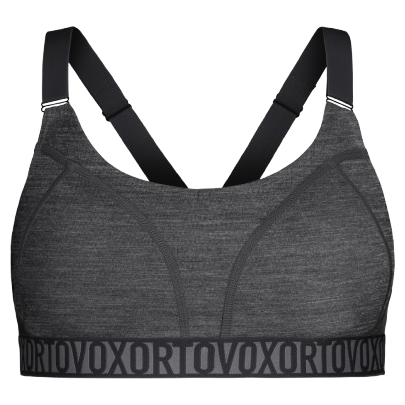 Ortovox 150 Essential Sports Top sport melltartó fekete Black Raven Blend