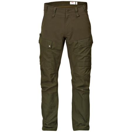 Fjällräven Lappland Hybrid Trousers M férfi nadrág sötétzöld Dark Olive
