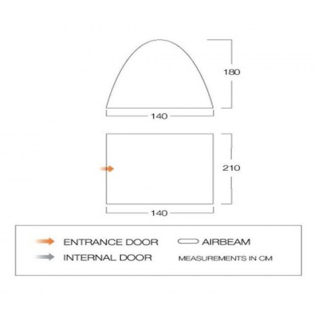 Sátor Vango BR003 - Free-Standing Bedroom