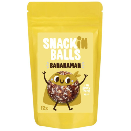 SNACKin BALLS Bananaman 156 g sporttáplálkozás