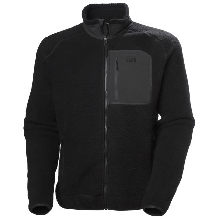 Helly Hansen Panorama Pile Block Jacket férfi funkcionális pulóver fekete 991 Black
