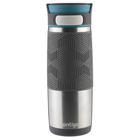 Contigo Transit 470ml thermo bögre fekete/ezüst biscay bay
