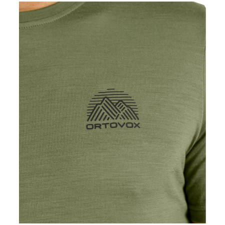 Ortovox 120 Cool Tec Mtn Stripe férfi funkcionális póló