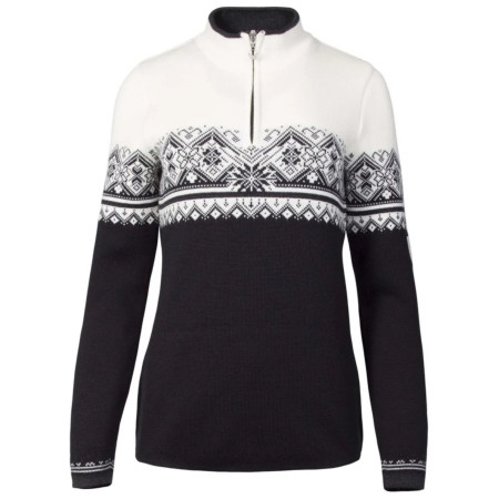 Dale of Norway Moritz Fem Sweater női pulóver fekete/fehér Black White Darkcharcoal