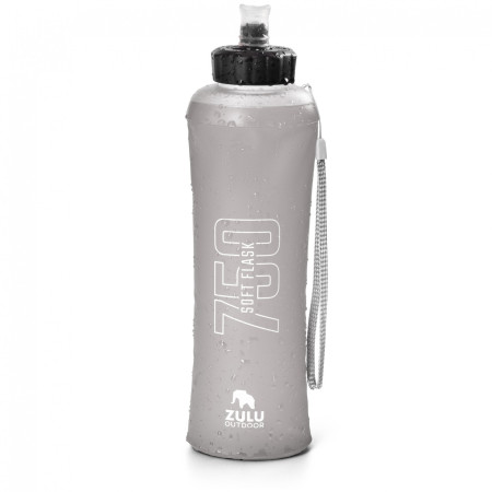Zulu Soft Flask 750 összecsukható kulacs szürke