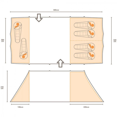 Regatta Karuna 6 sátor