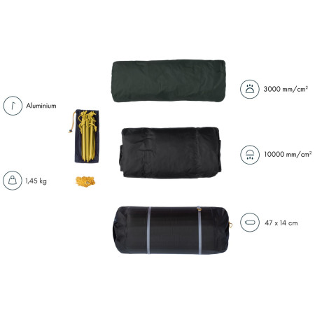 Warg Lightrek 2 ultrakönnyű sátor