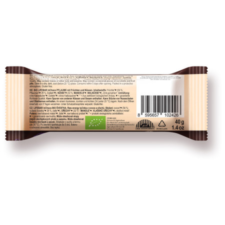 Energia szelet Lifefood Švestková RAW BIO 40 g