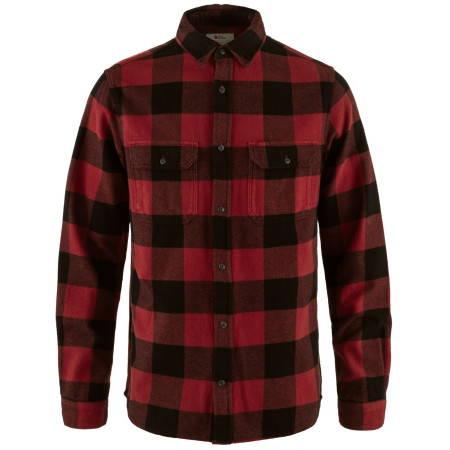 Fjällräven Övik Heavy Flannel Shirt M férfi ing piros/fekete Red-Black