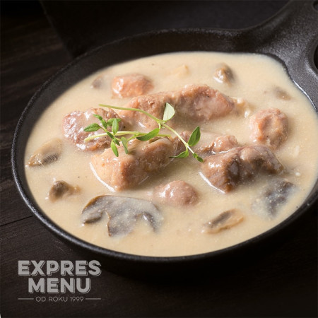 Expres menu Gombás sertéshús 600g készétel