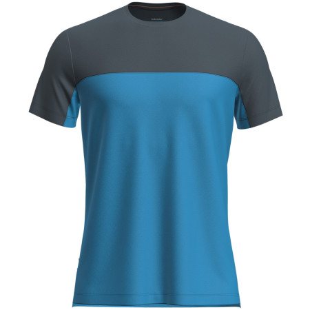 Icebreaker Men Merino 125 Cool-Lite™ Sphere III SS Tee Colour Block férfi funkcionális póló türkiz/kék Arctic/Abyss/Cb