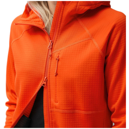 Fjällräven Abisko Grid Fleece Hoodie W női dzseki