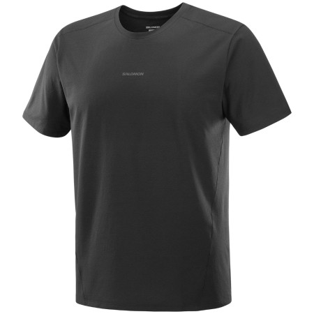 Salomon Trackline SS Tee férfi póló fekete Deep Black