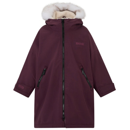 Regatta Junior Waterproof Changing Robe Pro Fig vízálló gyerekkabát lila Fig