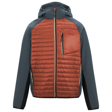 Regatta Pro Hybrid férfi dzseki barnásszürke Brk/DkStm/Bk