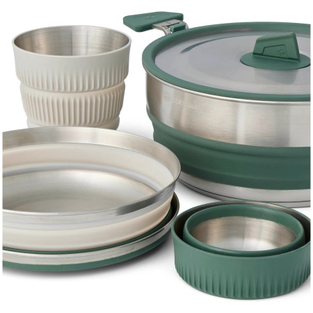Sea to Summit Detour Stainless Steel One Pot Cook Set 5 Piece edénykészlet