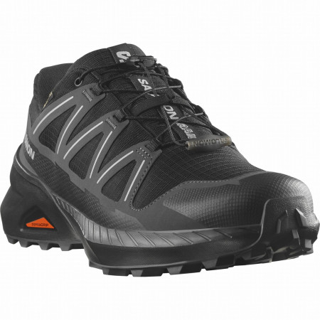 Salomon Speedcross Peak Gore-Tex férficipő fekete Black / Black / Asphalt