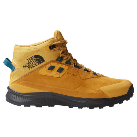 The North Face Cragstone Leather MID WP férfi túracipő világos barna ARROWWOOD YELLOW/TNF BLCK