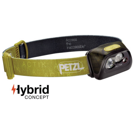 Fejlámpa Petzl Actik zöld