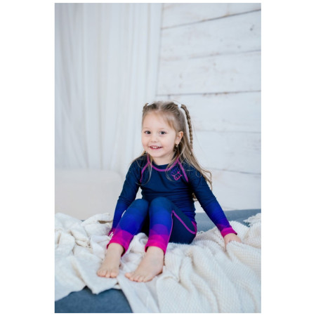 WAMU Mozaika purple gyerek leggings