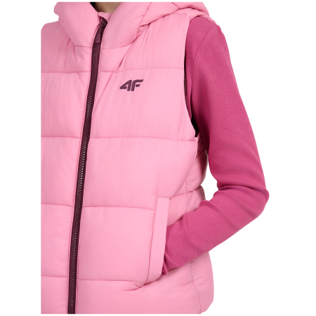 4F Vest Jacket F370 Light Pink gyerek mellény