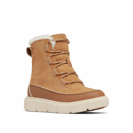Sorel Youth Sorel Explorer™ Iii Lace Wp gyerek téli cipő barna Tawny Buff, Bleached Ceramic