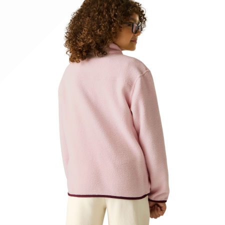 Regatta Junior Frankie Warm Fleece Pink Haze/Fig gyerek funkcionáls pulóver