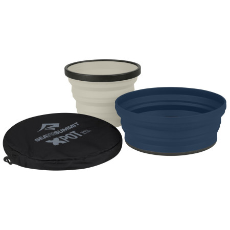 Tálkészlet Sea to Summit X-Set: 2-Pce szürke/kék