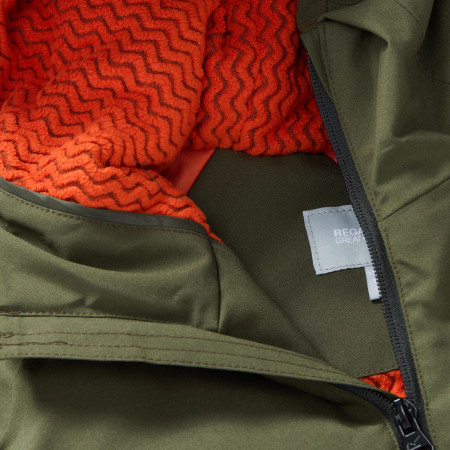 Regatta Hillain Warm Lined Dark Khaki gyerek télikabát