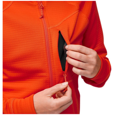 Fjällräven Abisko Grid Fleece Hoodie W női dzseki