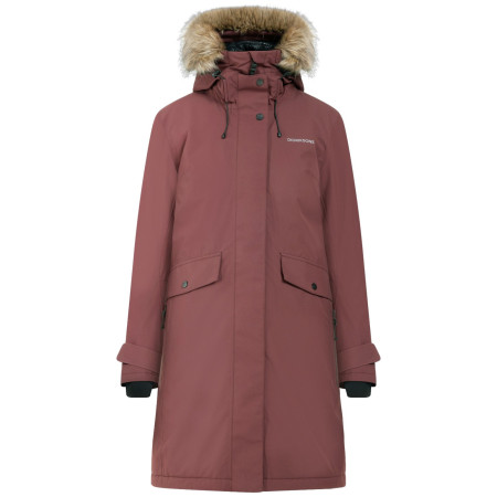 Didriksons Erika Wns Parka 3 női téli parka burgundi vörös Old rust