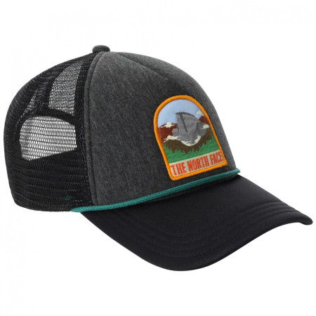 Baseball sapka The North Face Valley Trucker sötétszürke