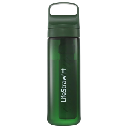 LifeStraw Go 2.0 Water Filter Bottle 650 ml filteres kulacs sötétzöld Terrace Green