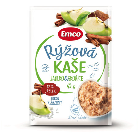 Emco Rizskása almával és fahéjjal 45 g kása